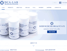 Tablet Screenshot of dcalab.com